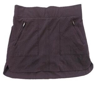 Kyodan Purple Skort P/S Athletic Pull-On Skirt With Pockets Polyester Spandex
